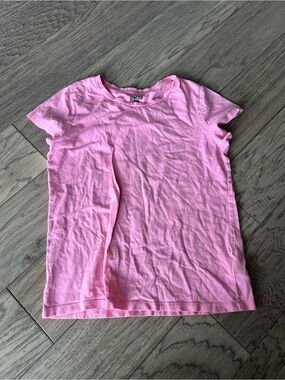 Girls' Pink Short Sleeve Tee L 10